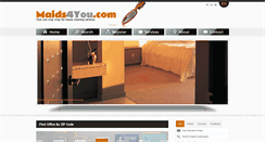 Desktop Screenshot of maids4you.com